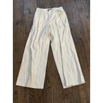 All Saints Payton Wide Leg Linen Blend‎ Pants  Metallic Stripe Size 2 Photo 4