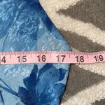 Sweet Lemon Womens Floral Crisscross Back Fully Lined Maxi Dress Blue Large NWT Photo 10