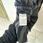 Outerknown  Cielo Black Gray Blue Stripe Organic Cotton Babydoll Dress XS Photo 2