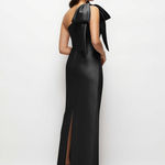 Alfred Sung  One-Shoulder Black Dress Photo 1