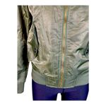 Asstseries Militare Women’s Bomber Jacket Windbreaker Blue Lightweight Size S Green Photo 14