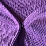 Ava & Viv  Long Balloon Sleeve Purple Midi Faux Wrap Dress Tie Front 3X 24/26 Photo 11