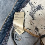 Pilcro and the Letterpress Anthropologie midrise pilcro Slim Striped Boyfriend distressed Jeans size 32 Photo 6