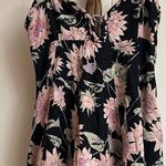 Free People $128 Altura Floral Mini Dress Linen Pink Sunflower Hippie Boho Photo 0