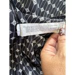 ZARA  Blogger Black Tape Geometric Ruched Satin Wrap Side Tie Blazer Dress XS Photo 5