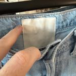 Mother The Mid Rise Rambler Zip Flood Jeans Ripped Light Wash Size 27 Blue Photo 2