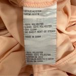 AQUA Formal Floral Cutout A-Line Long Gown Dress Ruffle Skirt Peach 12 NWT Photo 7