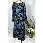 Free People Melrose Bell Sleeve Floral Maxi Dress Night Combo 2 Photo 10