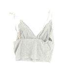 Bozzolo  Light Gray Ribbon V-Neck Cami Top Spaghetti Strap Tank Small Lolita Photo 2
