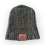 Love Your Melon  Black and White Knit Beanie Photo 0