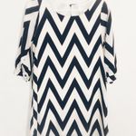 Giddy Up Glamour Chevron Print Dress Size Small Photo 0
