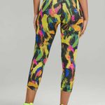 Lululemon  Wunder Train High-Rise Crop 23" in Undertone Black Multi women’s 6 Photo 2