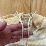 Abercrombie & Fitch Yellow and White Floral Ruched Front Womens Tank Top Size XS Photo 2