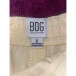 BDG Urban Outfitters Corduroy Pleated Mini Skirt ACADEMIA Butter Cream Small S Photo 2