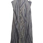 Aerie  Blue Striped Halter Midi Backless Sun Dress Beach Nautical Size M Photo 0