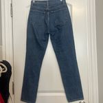 Reformation Julia Crop High Cigarette Jean in Baltic Wash Photo 2