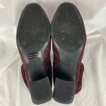 Unisa Unhavana Women's Burgundy Red Faux Suede Zip-up Ankle Boots Size 8.5 Photo 6