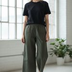 Democracy NWT  “Ab”solution Curve Equality Olive Green Sky rise Pull On Pant 16 Photo 1