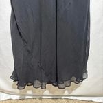 VTG Nostalgia‎ Black Maxi Dress Velvet Floral Jacket 90s Whimsigoth Fairy Grunge Size L Photo 6