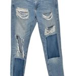 frame denim Frame Blue Redlands Le Garcon Distressed Boyfriend Jeans 24 Photo 6