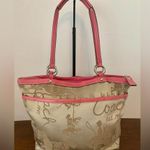 Coach Horse & Carriage Pleated Tote Shoulder Bag 2009 #F14482 Photo 4