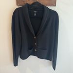 NWT Aqua Cashmere Black Blazer Cardigan Jacket XXL Photo 5