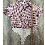 Draper James  RSVP XXL Floral Embroidered‎ Bodysuit Short Sleeve Photo 5