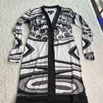 Analili  Monochrome Long Sleeve Dress Photo 0