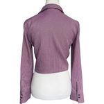 ZARA Houndstooth Polo Shirt for Women in Size Medium Photo 2