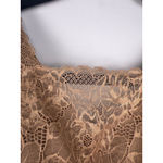 Breezies Lace Back Closure Bra Small Tan Nude Wireless Comfort Support Bralette Brown Photo 2