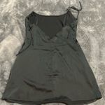 Nasty Gal Black satin dress/ black mini dress Photo 3