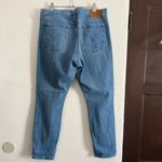 Levi's  | Wedgie High Rise Ankle Length Distressed Knee Blue Jeans | Size 32 Photo 1