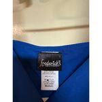 Frederick's of Hollywood Blue tank top With Ruched open Back Detail- Medium Photo 2