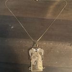 Looney Tunes Vintage Tasmanian Devil Bugs Bunny stamp pendant necklace Photo 1