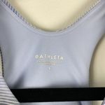 Athleta  Conscious Crop Tank Top Textured Tie Dye Racer Back Size Small Blue Photo 4