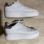 Ash  Cult Platform White Leather Snakeskin Sneakers Trainers Size 39 US 9 Photo 5