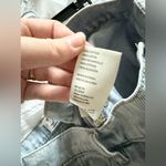 Free People  Harlie Denim Shortie in Mirage Fray Blue Flared Denim Shorts Size 28 Photo 8