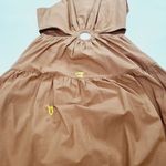 Karina Grimaldi Felicia Embellished Dress in Biscuit XS Photo 15