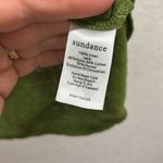 Sundance Linen Lace Accent Cap sleeve Blouse in Moss Green Size Small Photo 2