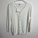 14th & Union Vintage  Size XL White Cardigan Sweater Photo 1