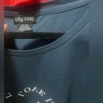 City Chic All Heart Tee NWOT 22/24 XXL Pretty Teal Color Photo 6