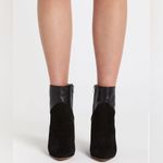 IRO Black Heeled Boots with Cone Heel and Asymmetrical Cut Photo 10