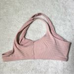 Aerie Pink XO Ribbed Wide Strap Scoop Bikini Top Photo 5