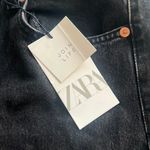 ZARA High-Rise Cropped Black  Jeans Photo 3
