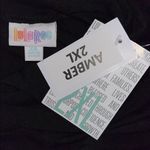 LuLaRoe NWT Size 2XL Solid Black Amber Hoodie Sweatshirt Photo 4