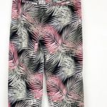 White House | Black Market Wide Leg Crop Leaf Print Pants Sz 4 Photo 3