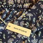 Max Studio Navy Floral Pull On Wide Leg Pants Size 2X NEW 98.00 Photo 8