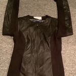 T Tahari NWT Leather & Knit Jacket Photo 6