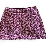 Tranquility by Co. clothing skort purple, pink flowers size small Purple Photo 0