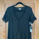 Amuse Society NWT REVOLVE Canyon Palms Black Eyelet Trimmed Jumpsuit - Medium Photo 6